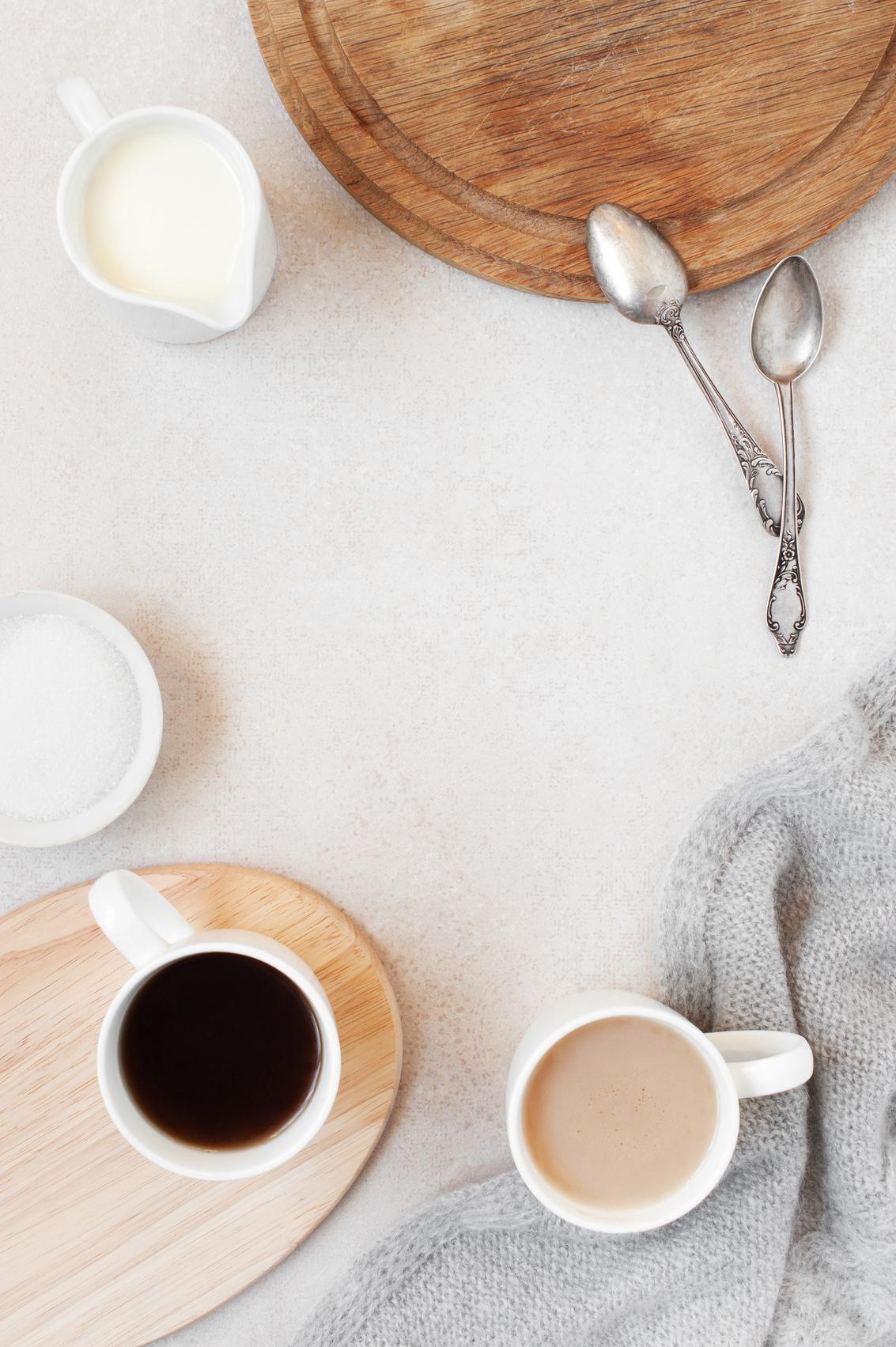 Coffee and tea cups
